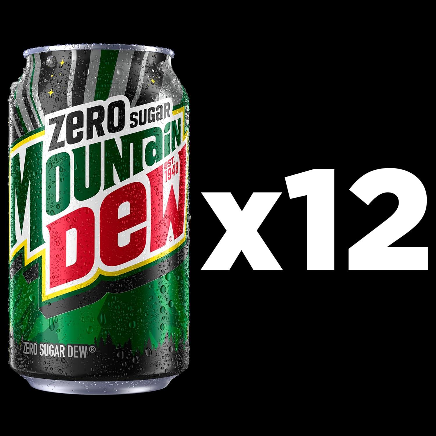 image:imageMountain Dew Zero Sugar Soda 12oz Cans 12 PackDew Zero Sugar