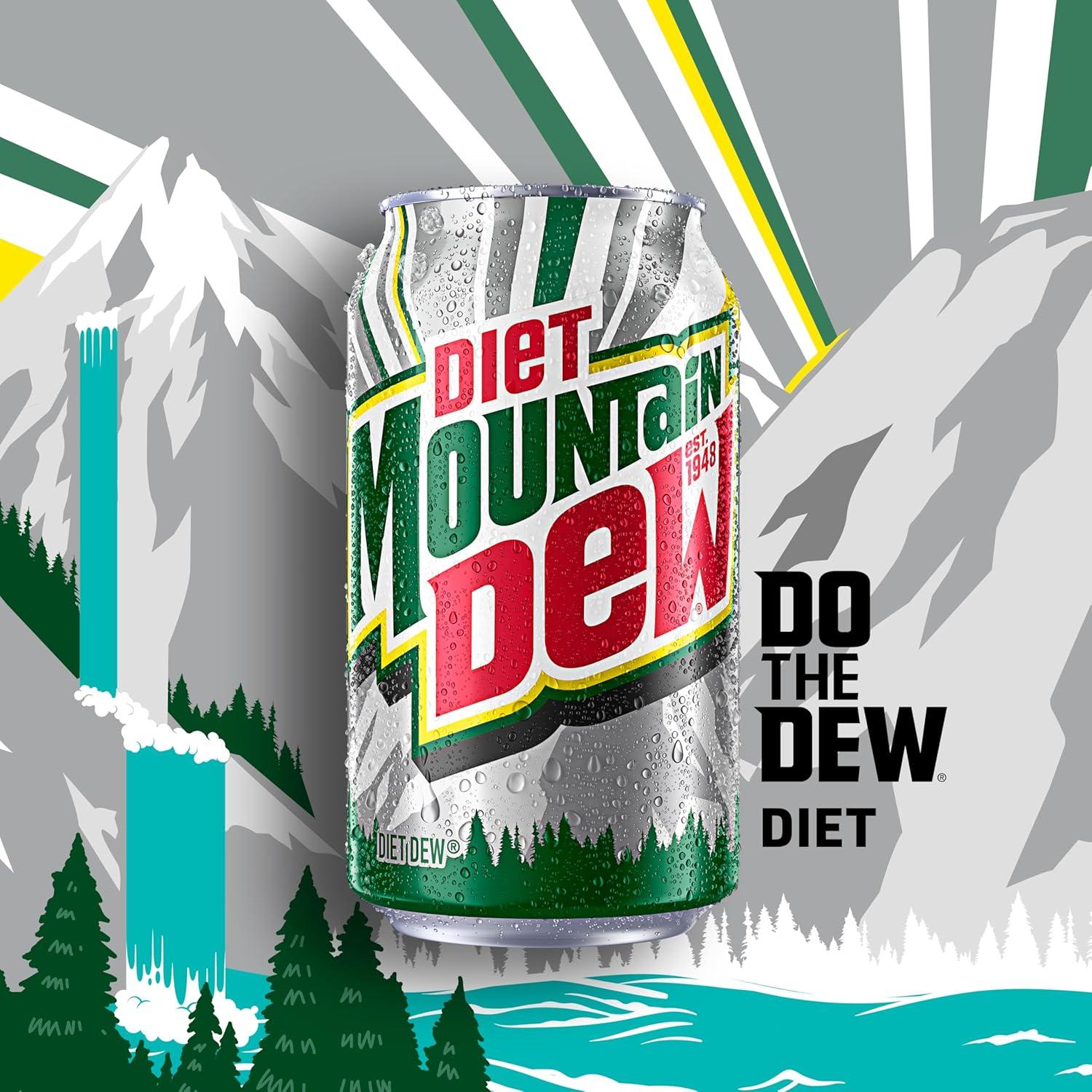 image:imageDiet Mountain Dew Soda 12 Fl Oz Cans Pack of 12