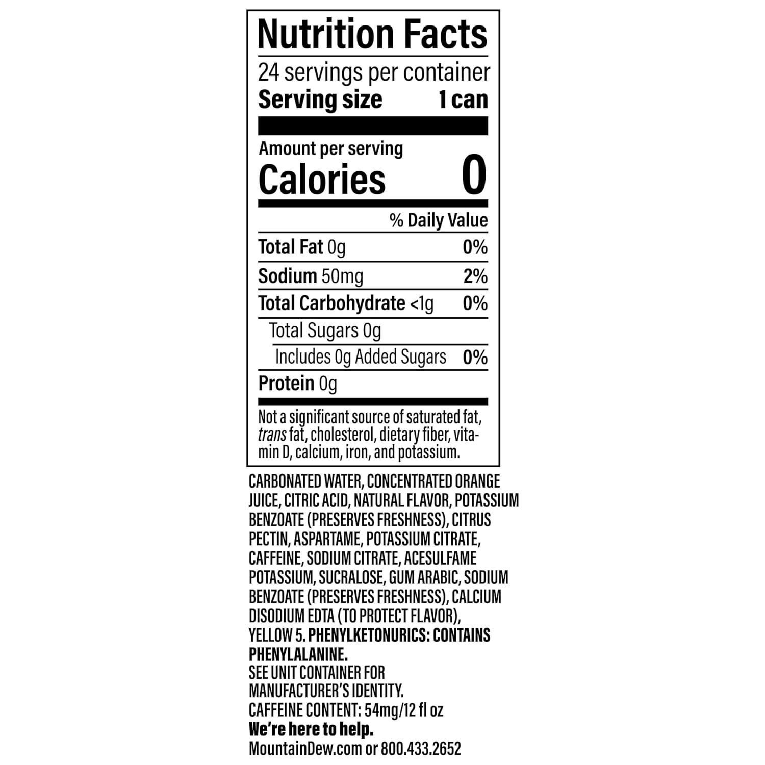 image:imageDiet Mountain Dew Soda 12oz Cans 24 PackDiet Soda