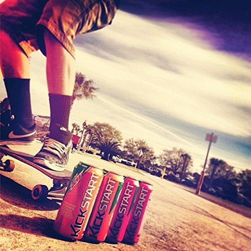 image:imageMountain Dew Kickstart Fruit Punch 92mg Caffeine Vitamins B amp C 80 Calories 5 Juice 16 fl oz 12 CountOrange Citrus