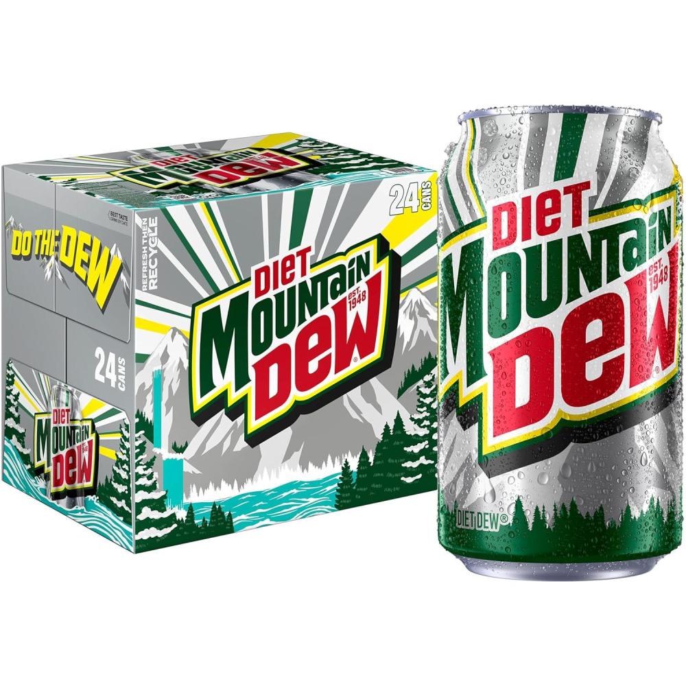 image:imageDiet Mountain Dew Soda 12oz Cans 24 PackDiet Soda