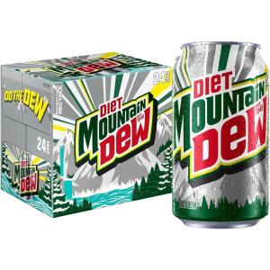 Diet Mountain Dew Soda, 12oz Cans (24 Pack)(Diet Soda)