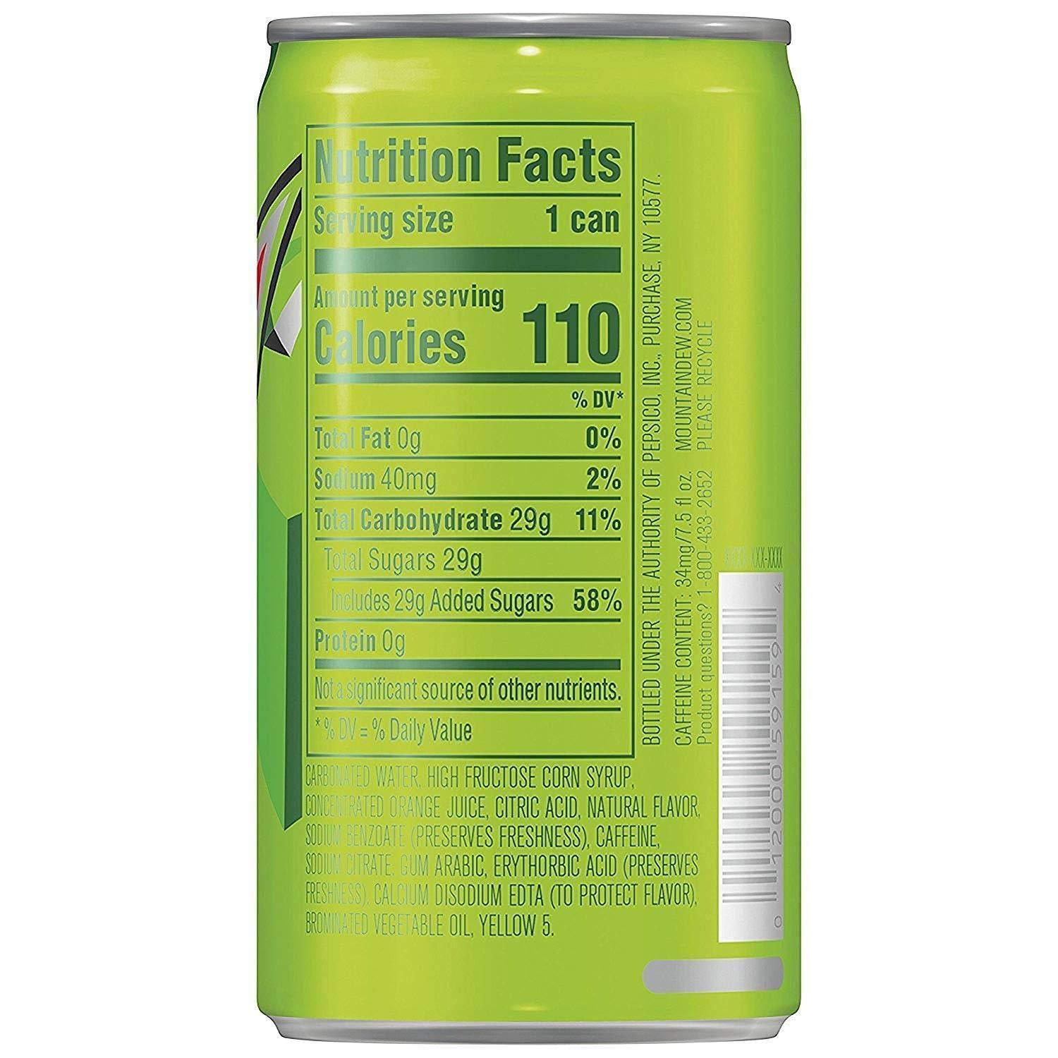image:imageMountain Dew 75 Fl Oz Cans 6 PackNatural