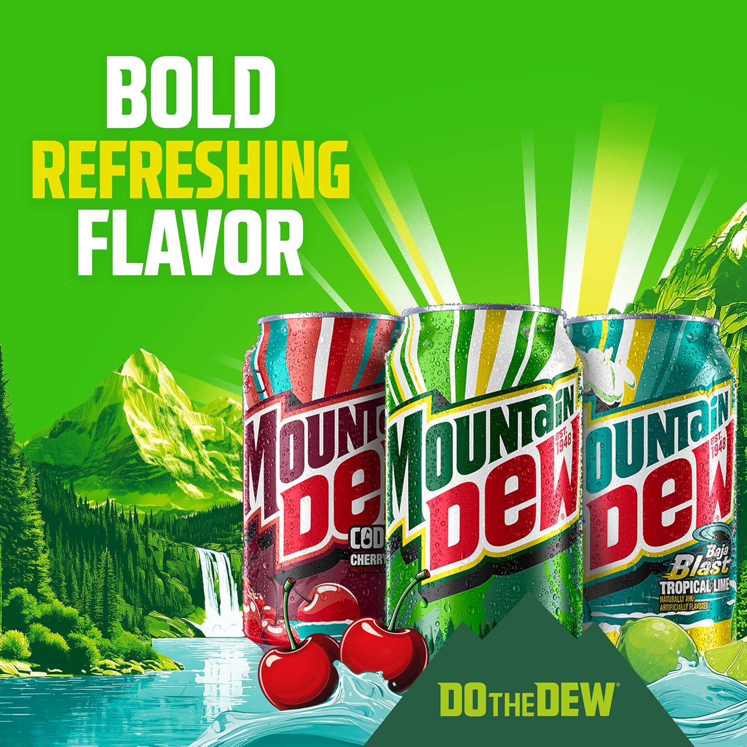 image:imageMountain Dew Soda Pop Dirty Mountain Dew Cream Soda Dew 12 fl oz Cans 12 PackCream